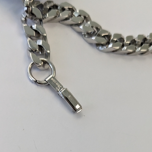 EVC CROWN TRIFARI SILVER TONE BRACELET - Picture 6 of 14